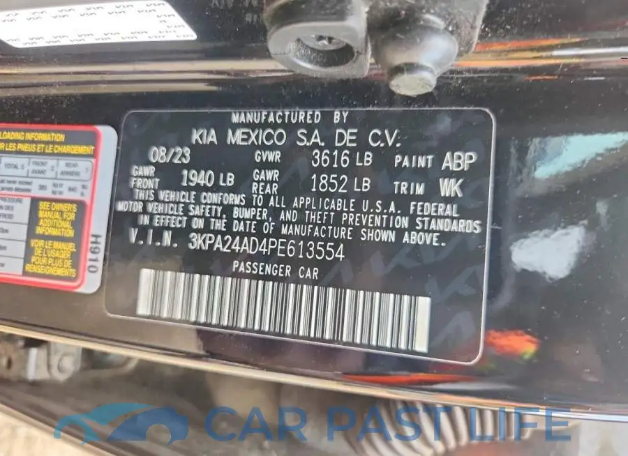 3KPA24AD4PE613554# 12