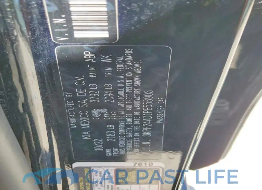 3KPF24AD1PE553903# 12
