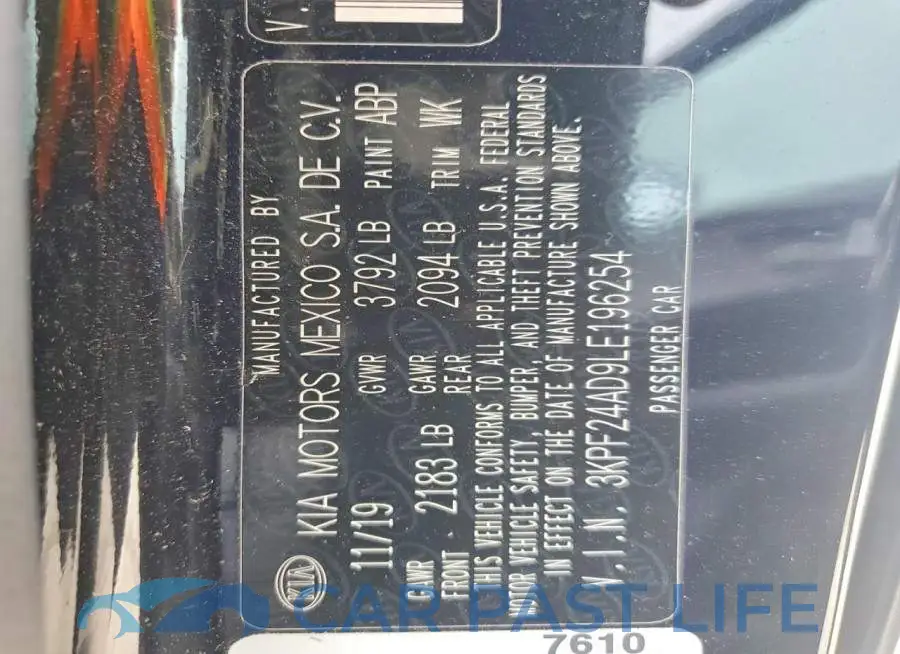 3KPF24AD9LE196254# 14