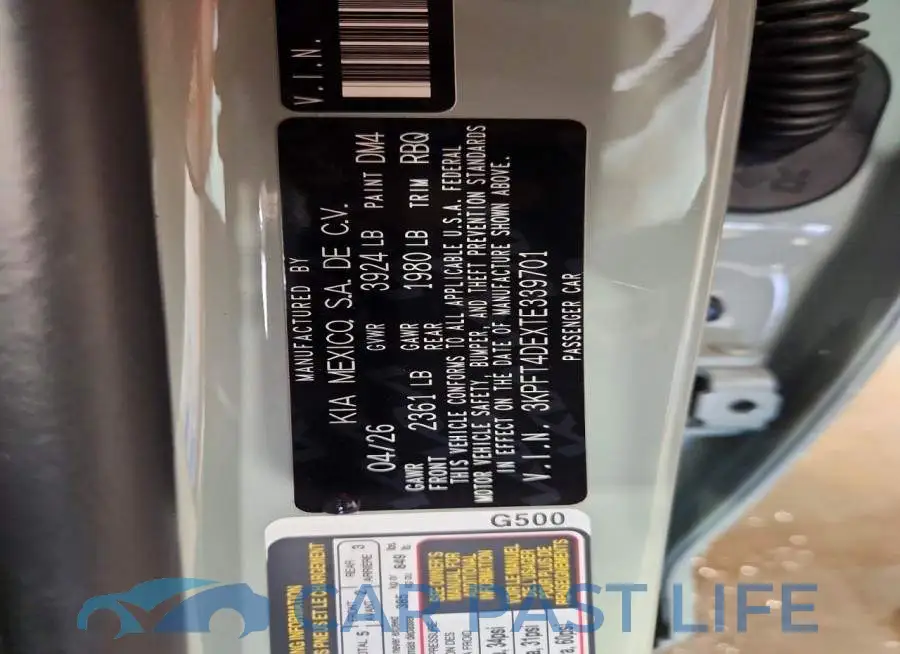 3KPFT4DEXTE339701# 13