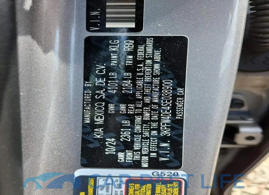 3KPFW4DE4SE038900# 13