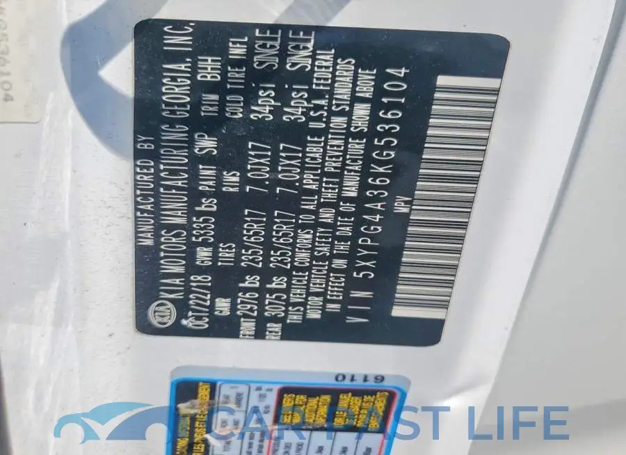 5XYPG4A36KG536104# 14