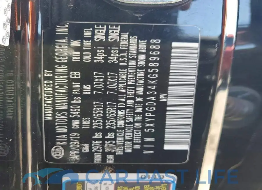 5XYPGDA34KG589688# 13