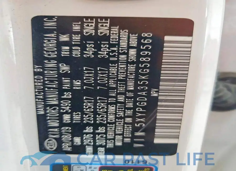 5XYPGDA35KG589568# 13
