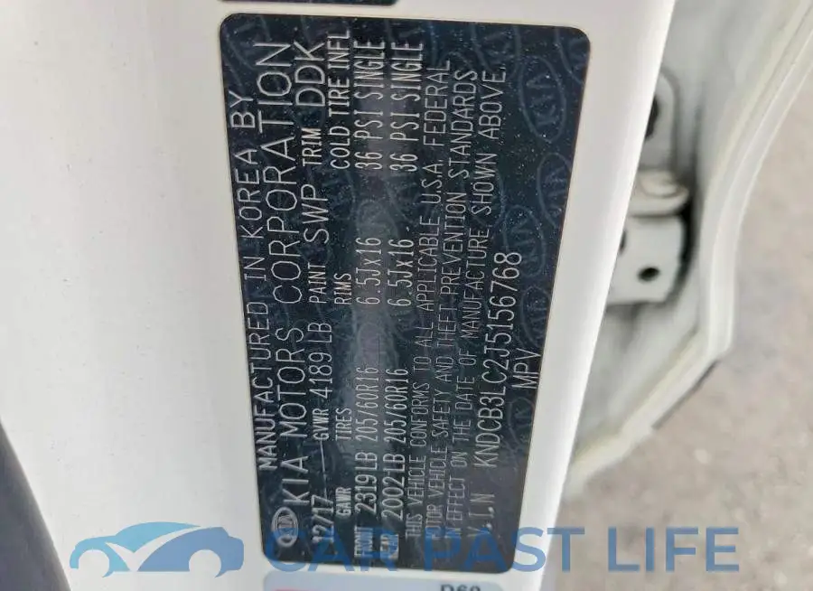 KNDCB3LC2J5156768# 13