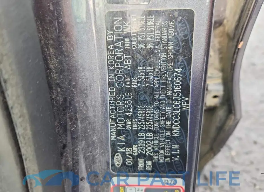 KNDCC3LC6J5160674# 13