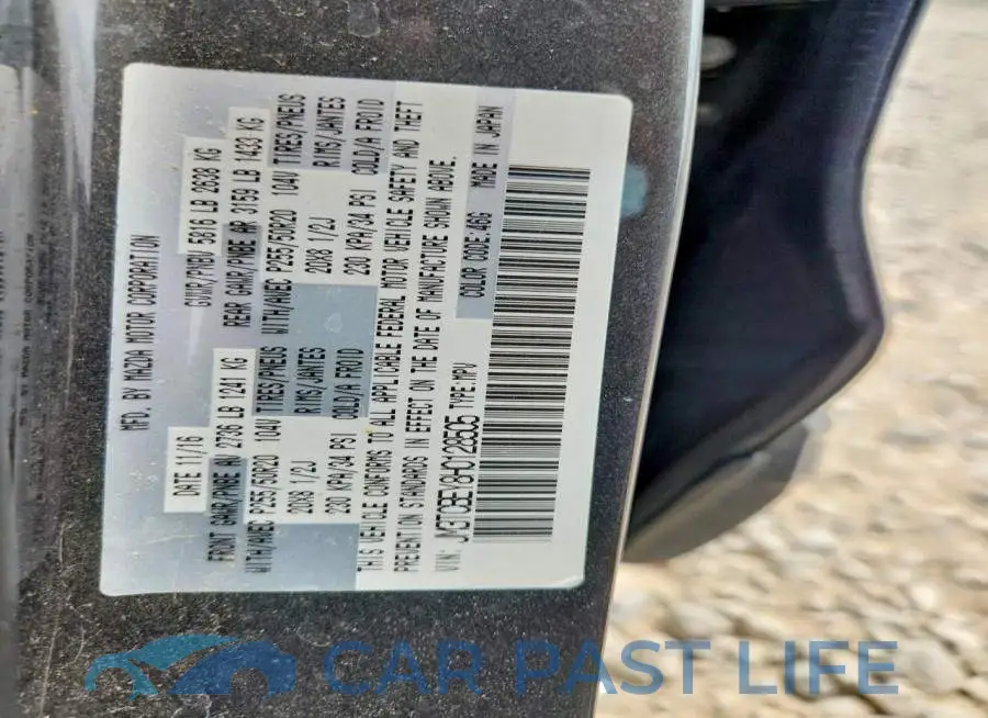JM3TCBEY8H0128505# 12