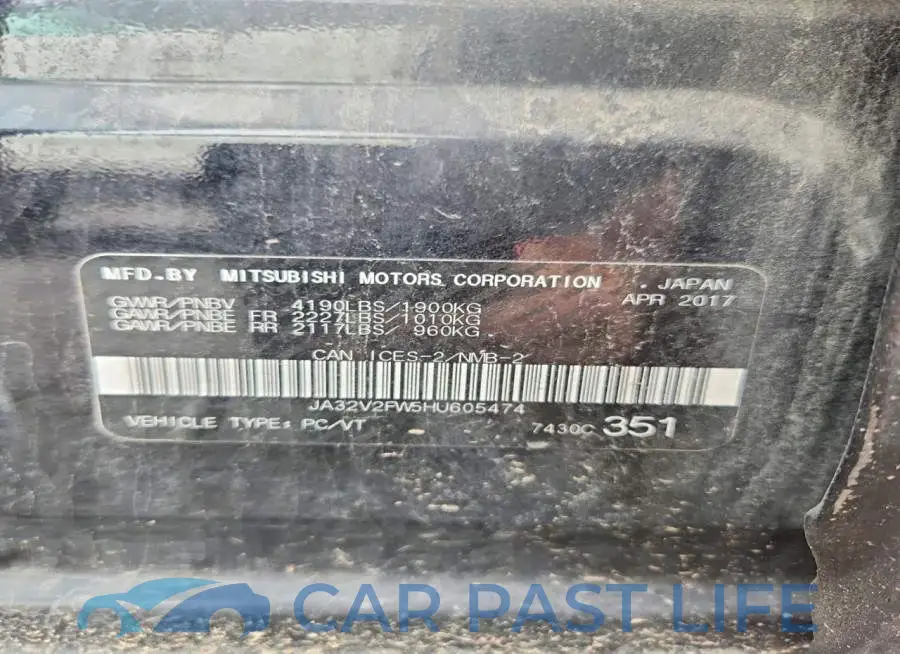 JA32V2FW5HU605474# 13