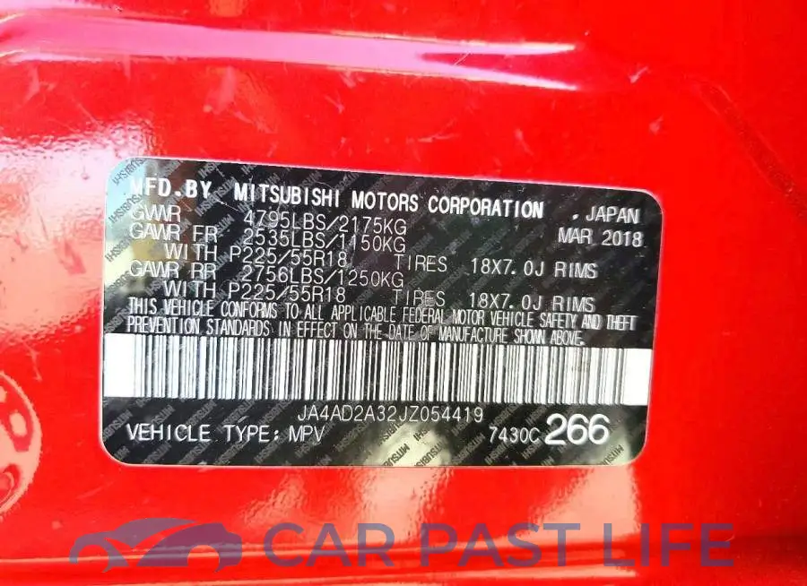 JA4AD2A32JZ054419# 13