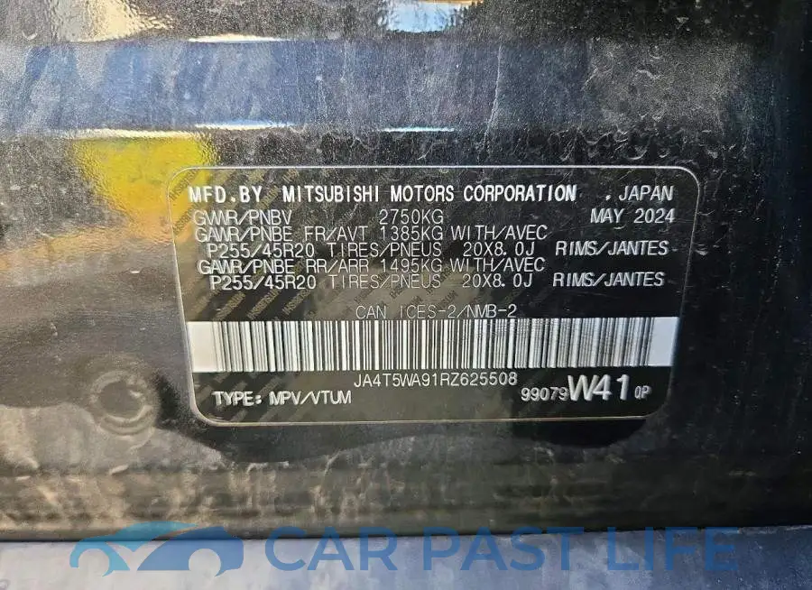 JA4T5WA91RZ625508# 13