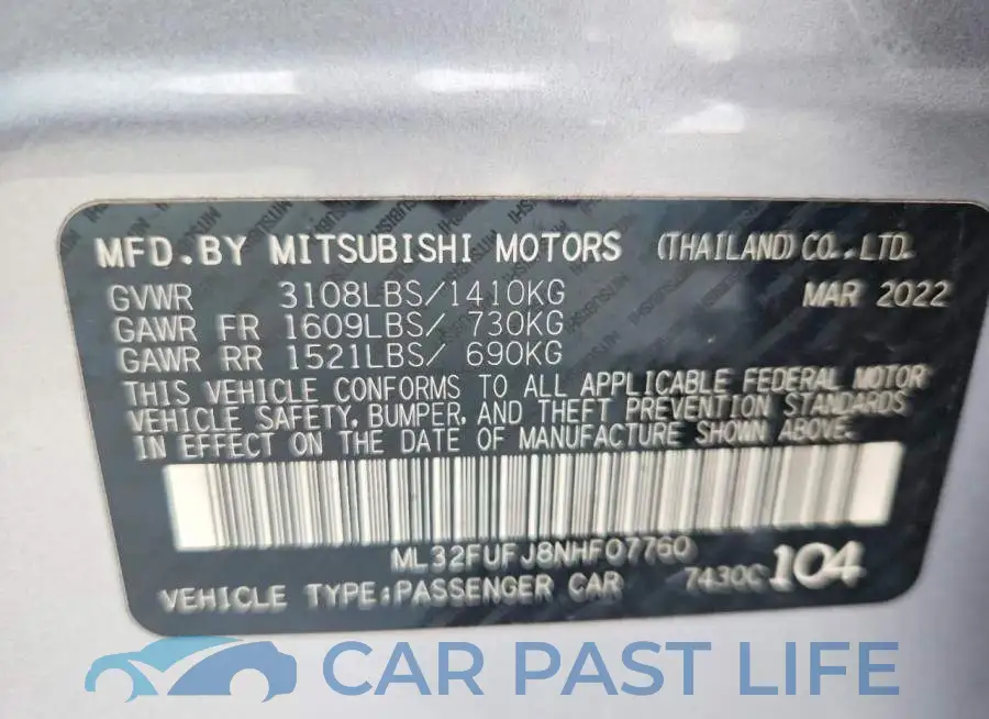ML32FUFJ8NHF07760# 13