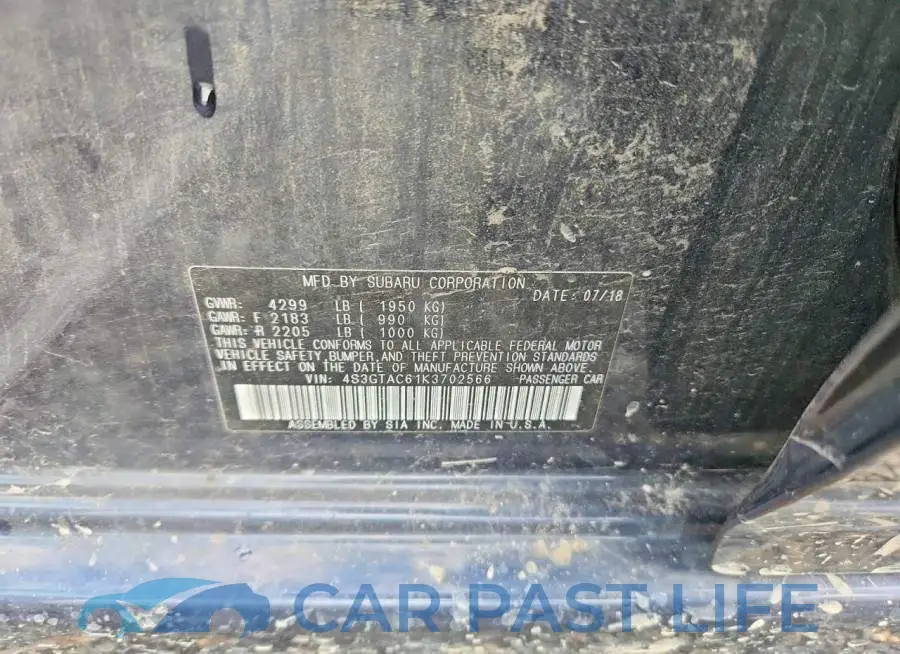 4S3GTAC61K3702566# 12