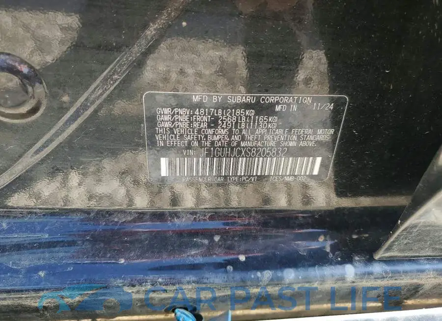 JF1GUHJCXS8205832# 12