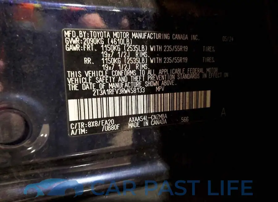 2T3A1RFV3RW458133# 13