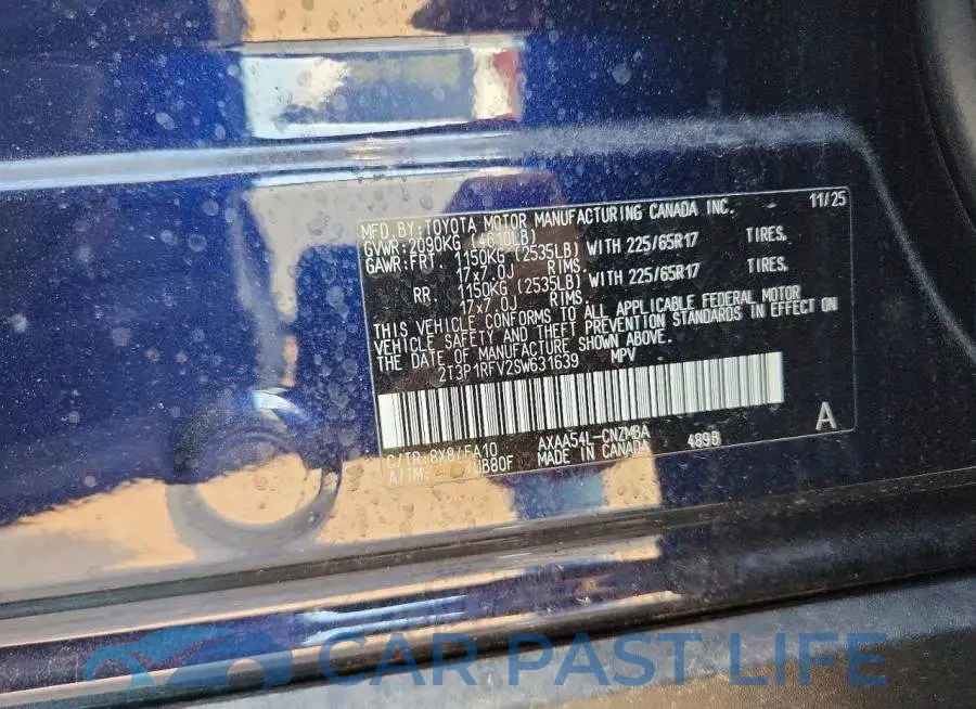 2T3P1RFV2SW631639# 13