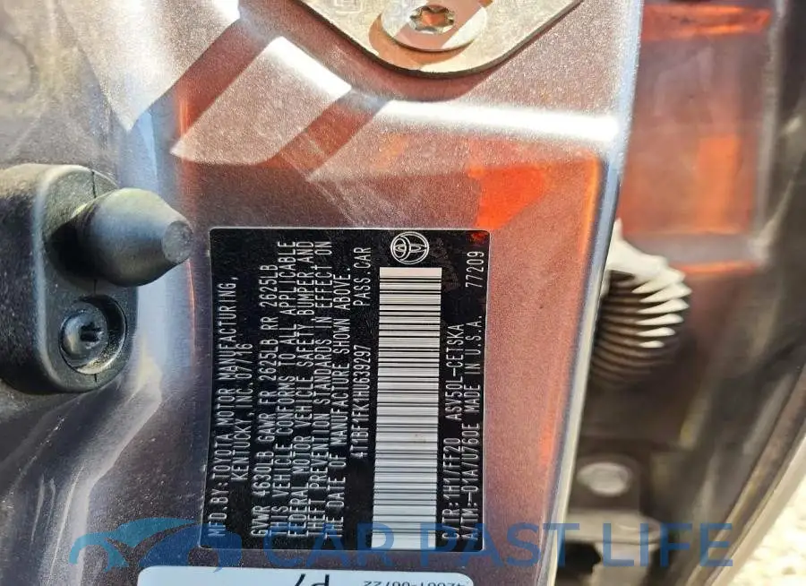 4T1BF1FK1HU639297# 12