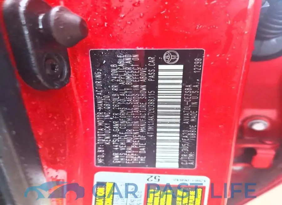 4T1M11AK7LU388115# 12