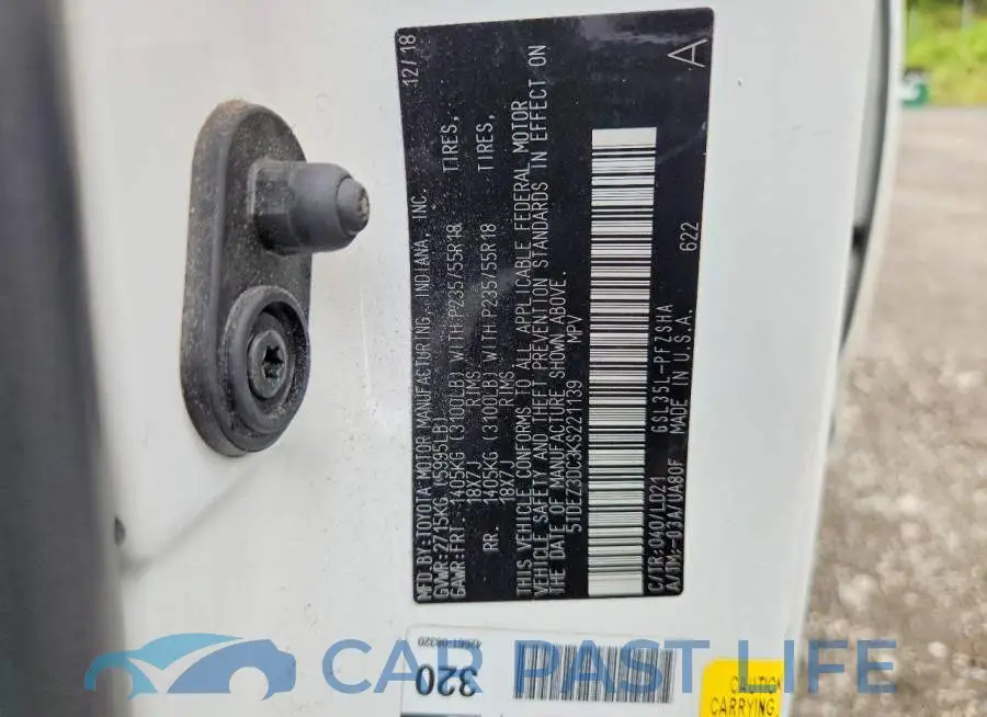 5TDEZ3DC3KS221139# 13
