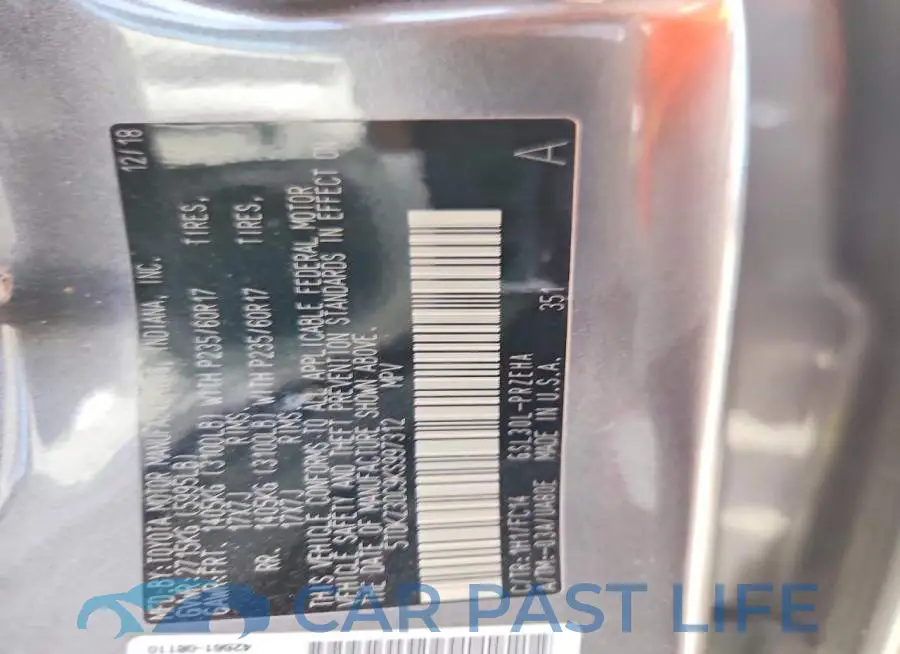 5TDKZ3DC9KS997312# 13