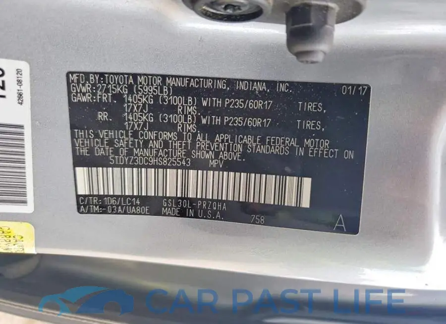 5TDYZ3DC9HS825543# 13
