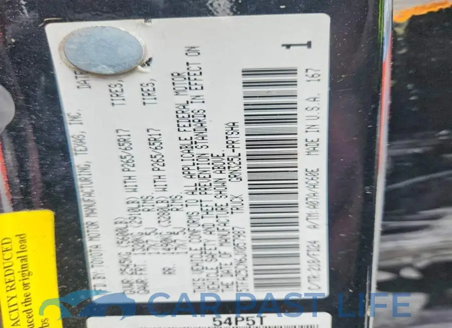 5TFAZ5CN6JX057987# 13