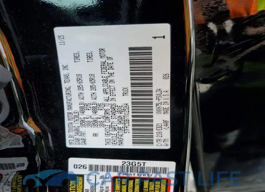 5TFPC5DB7TX125264# 12