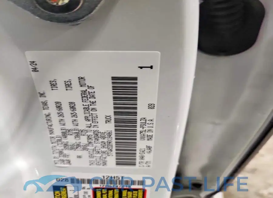5TFWA5DB9RX184861# 12
