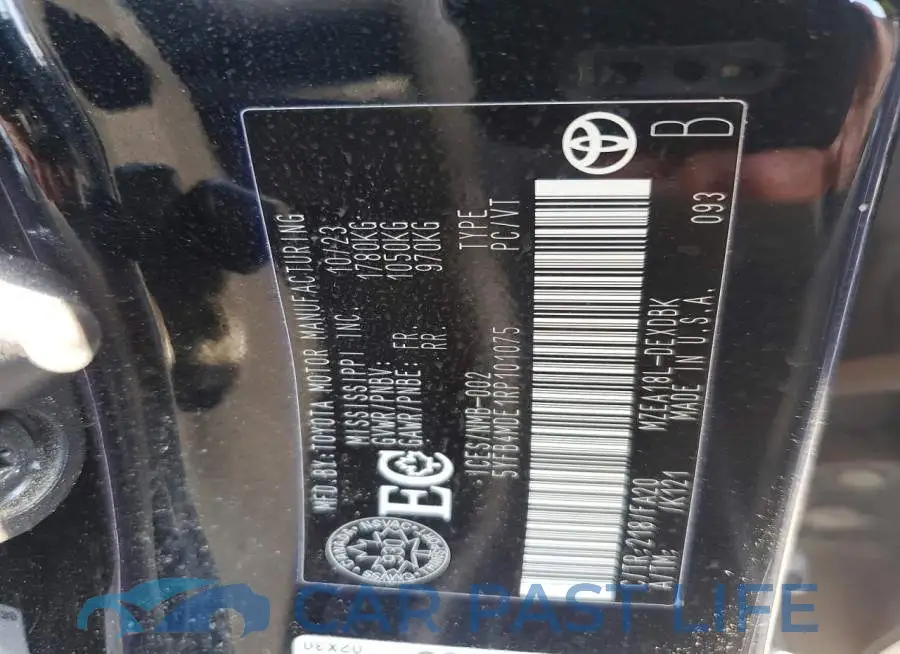 5YFB4MDE1RP101075# 13