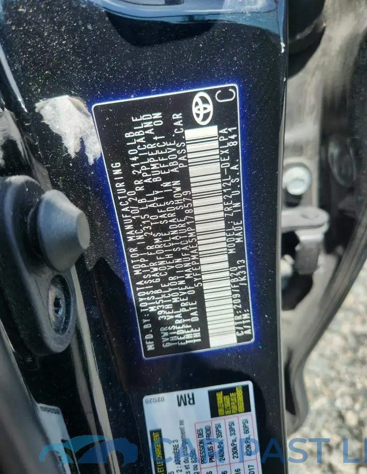 5YFEPMAE5MP178579# 12