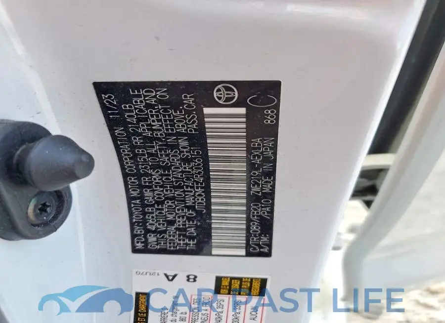 JTDBCMFE4R3036151# 12