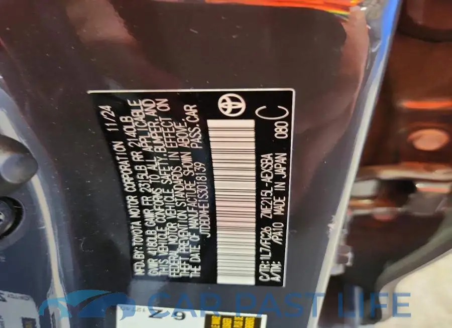 JTDBDMHE1S3018139# 12