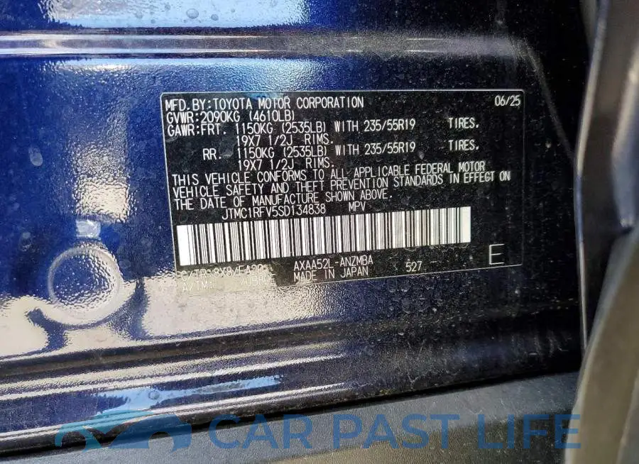 JTMC1RFV5SD134838# 13