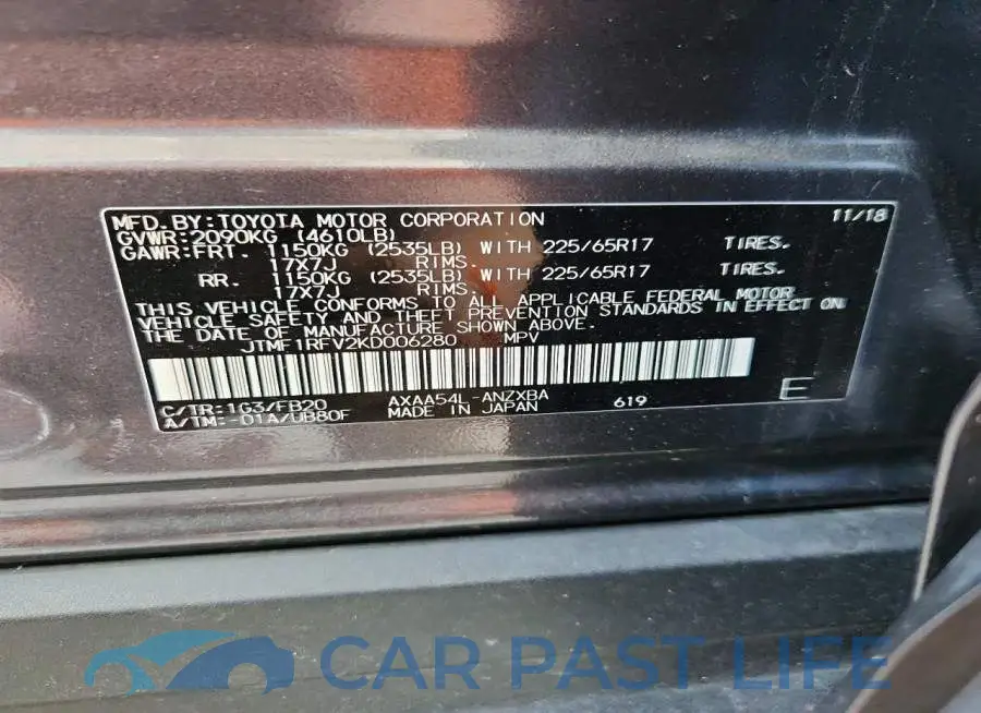 JTMF1RFV2KD006280# 14