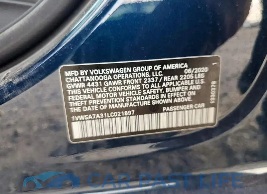 1VWSA7A31LC021897# 12