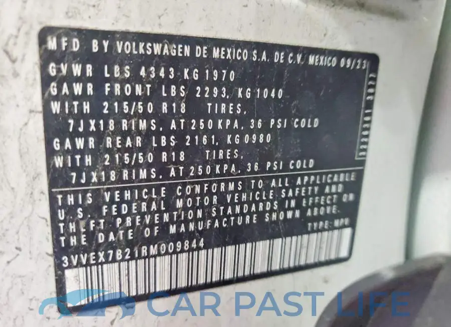 3VVEX7B21RM009844# 12