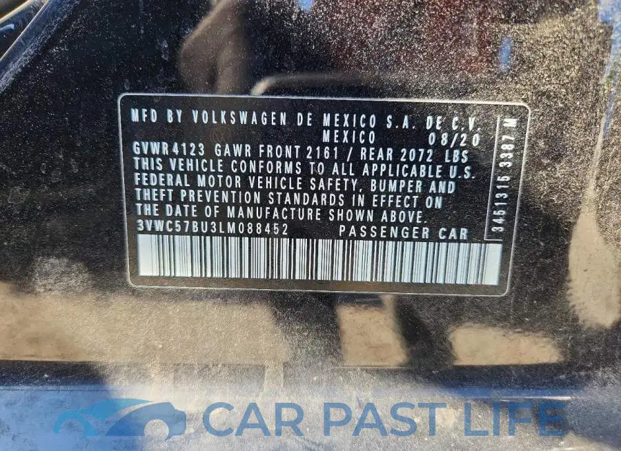 3VWC57BU3LM088452# 12
