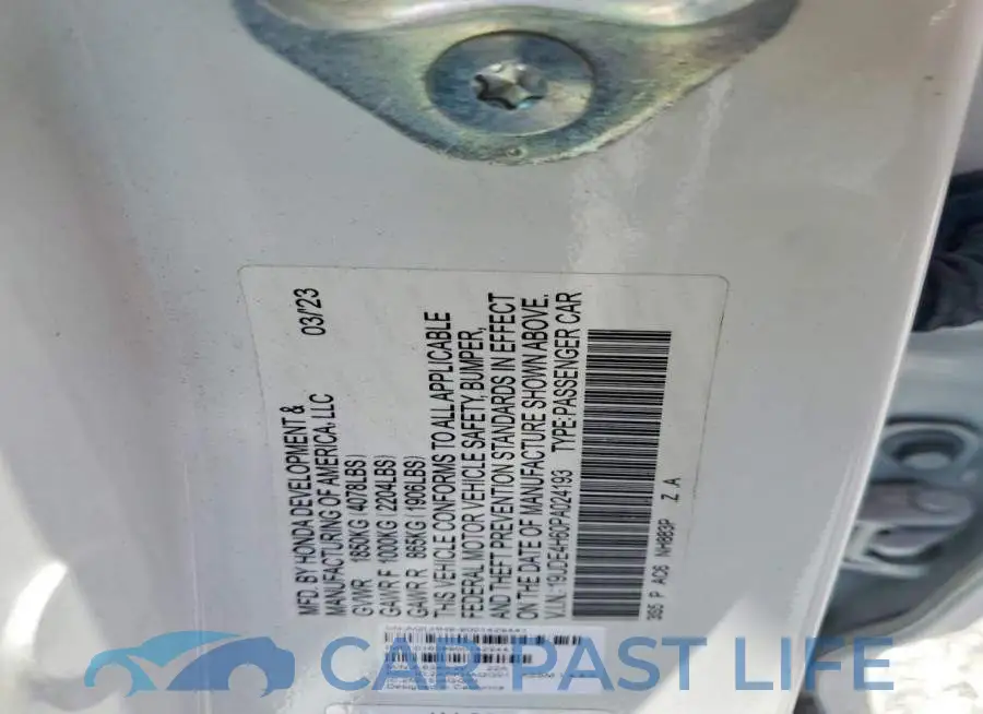 19UDE4H60PA024193# 12