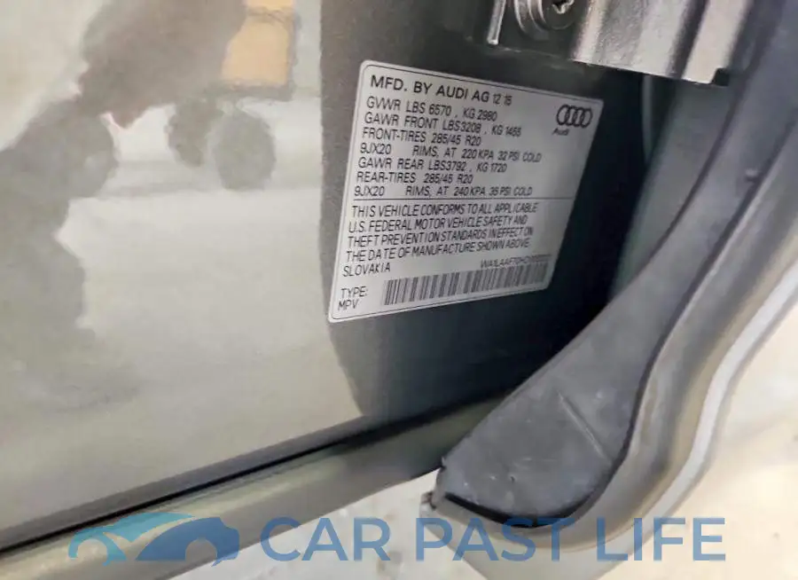 WA1LAAF70HD005332# 13