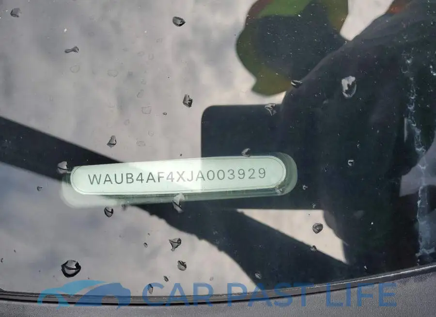 WAUB4AF4XJA003929# 12