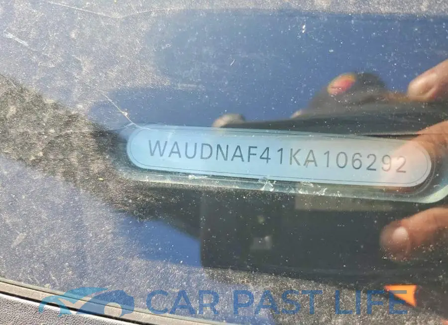 WAUDNAF41KA106292# 12