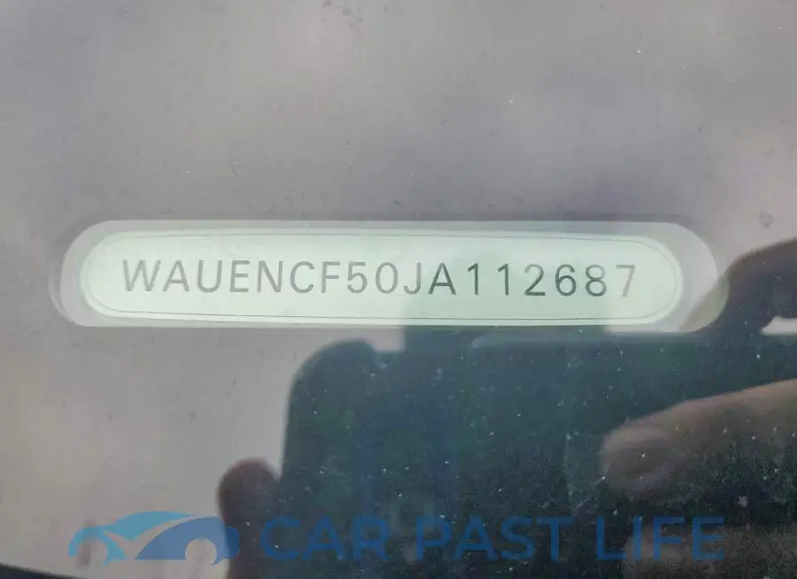 WAUENCF50JA112687# 12