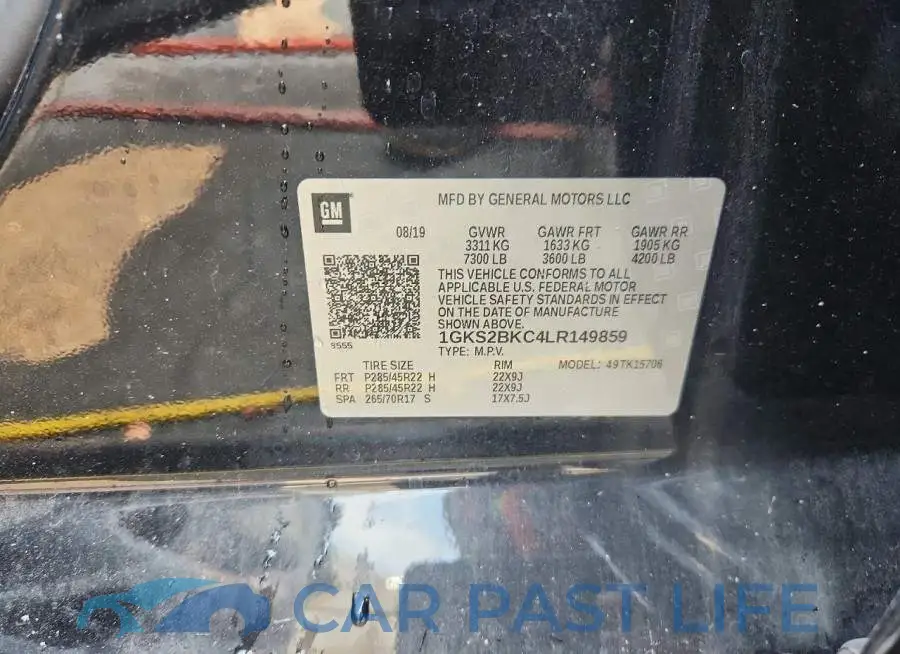 1GKS2BKC4LR149859# 13