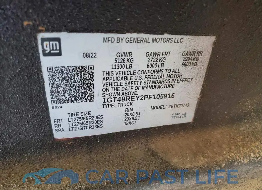 1GT49REY2PF105916# 13