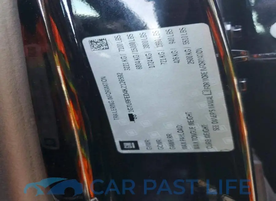 1GTU9FED4KZ126592# 13