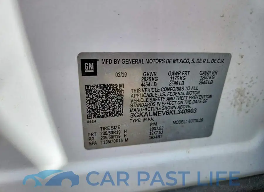 3GKALMEV6KL340903# 14