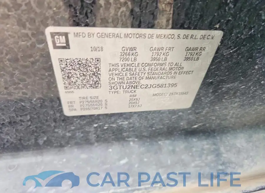 3GTU2NEC2JG581395# 12