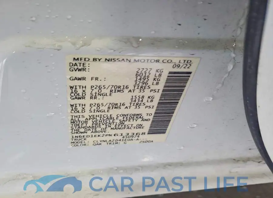 1N6ED1EK2PN613368# 12