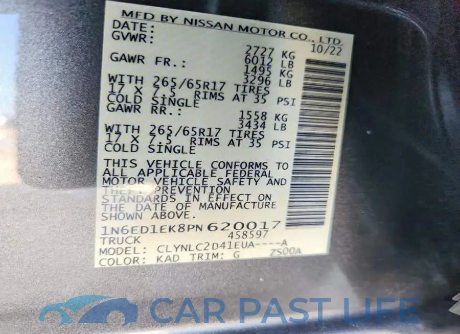 1N6ED1EK8PN620017# 13