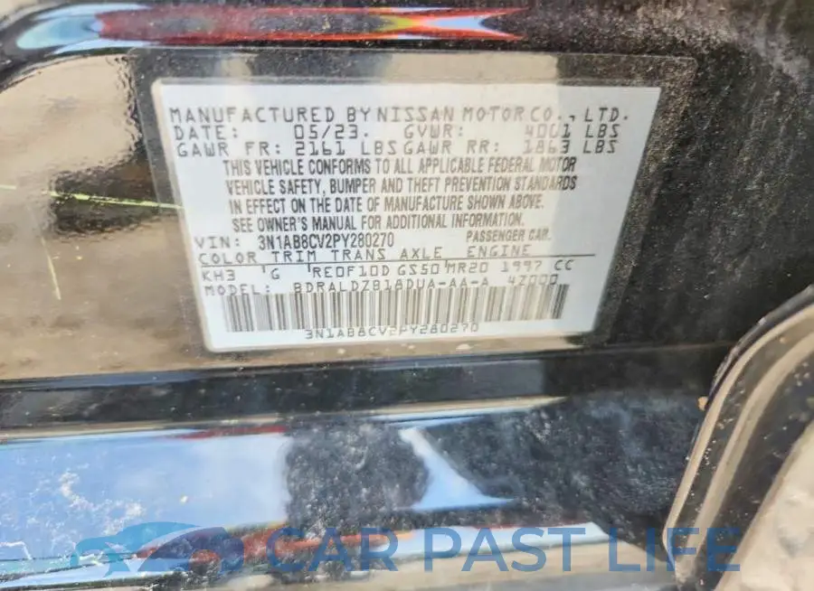 3N1AB8CV2PY280270# 12
