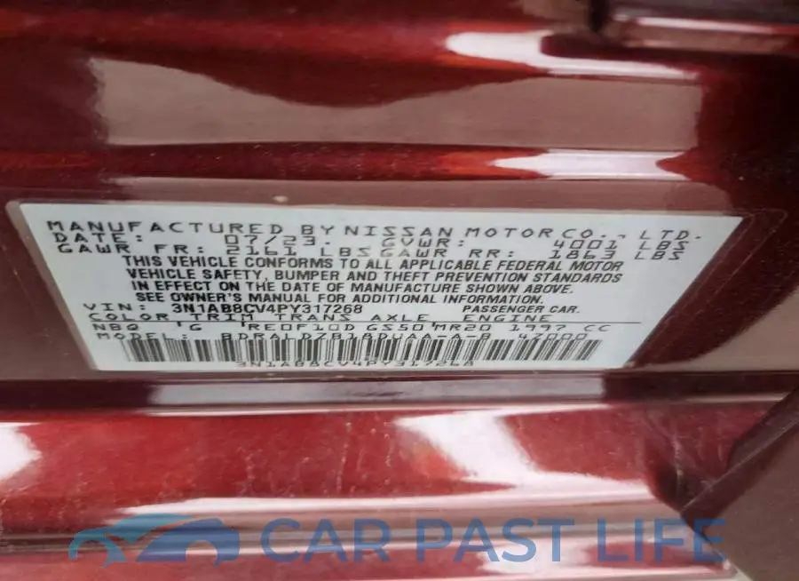 3N1AB8CV4PY317268# 12